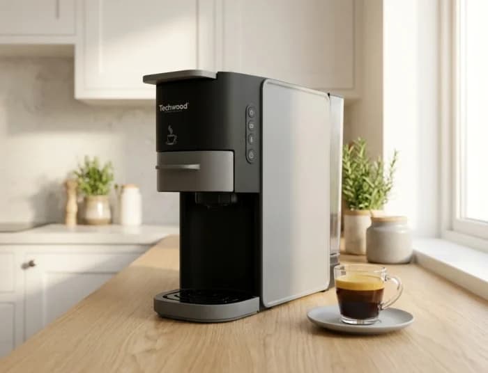 MACHINE EXPRESSO 20 BARS 0,7 L - GRIS - TECHWOOD - Image 1