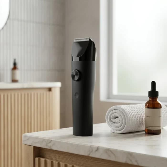 TONDEUSE HOMME LAME AUTO-AFFÛTAGE 4 SABOTS RECHARGEABLE USB 60 MIN - NOIR - XIAOMI - Image 1