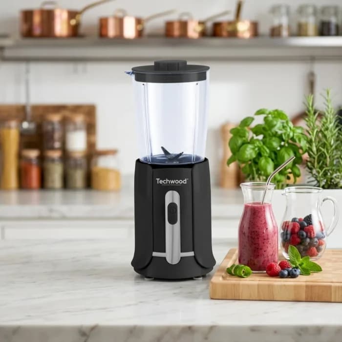 BLENDER 0,5 L 250 W COMPACT LAMES INOX - NOIR - TECHWOOD - Image 1