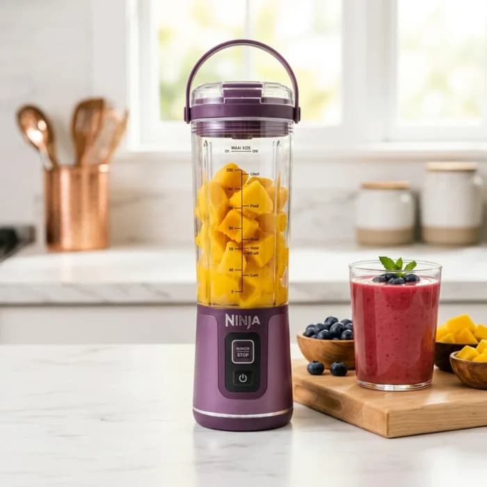 BLENDER PORTABLE SANS FIL RECHARGEABLE USB-C 530 ML - VIOLET - NINJA - Image 1