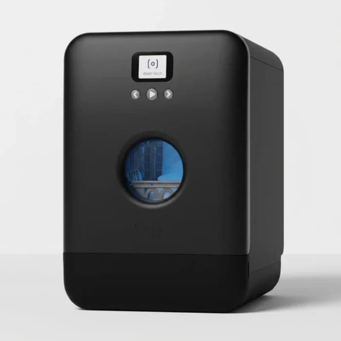 MINI LAVE-VAISSELLE CONNECTÉ 3 COUVERTS 5 PROGRAMMES 43 DB WIFI OUVERTURE TACTILE - NOIR - Image 1