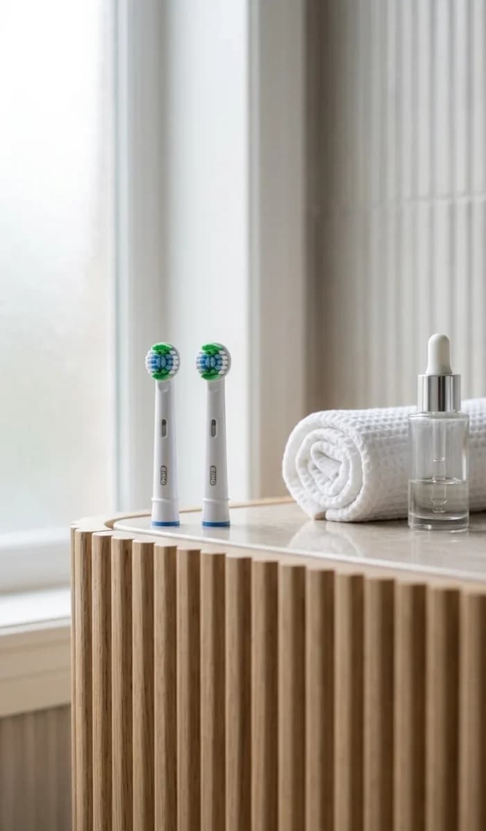 BROSSETTES RECHANGE PRECISION CLEAN X2 NETTOYAGE PRÉCIS - VERT &amp; BLANC - ORAL-B - Image 1