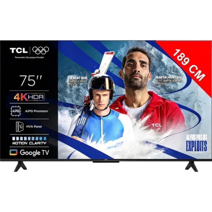 TÉLÉVISEUR 75" UHD 4K - TCL - Image 1