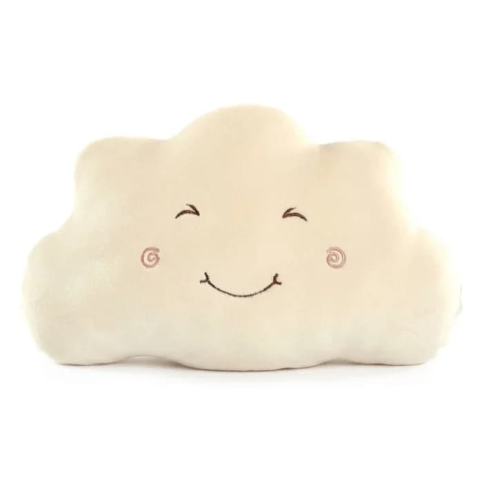 COUSSIN FORME NUAGE EN POLYESTER - BLANC - Image 1