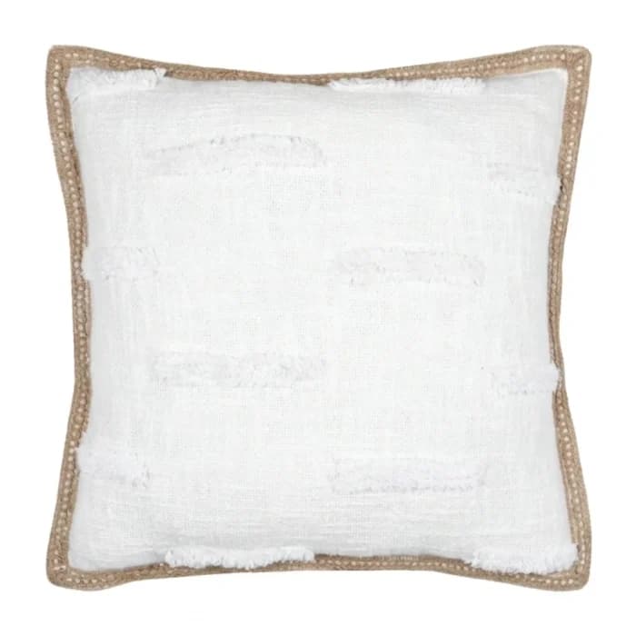 COUSSIN 40X40 CM EN JUTE - ÉCRU - Image 1