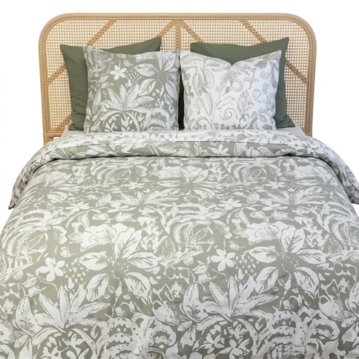 PARURE HOUSSE DE COUETTE 240X220 CM EN COTON - BLANC - Image 1