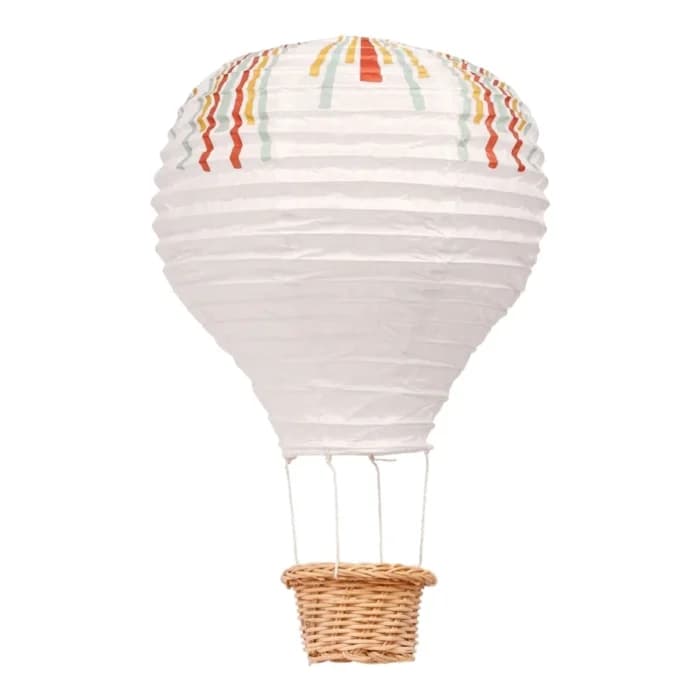 SUSPENSION DÉCORATIVE MONTGOLFIÈRE NON ÉLECTRIQUE EN PAPIER - Image 1