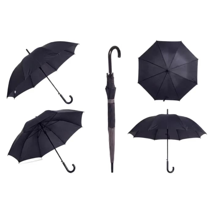 PARAPLUIE CANNE 88 CM - NOIR - Image 1