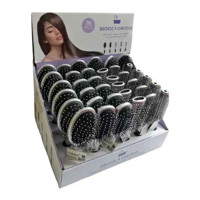 BROSSE À CHEVEUX EN PLASTIQUE - Image 1
