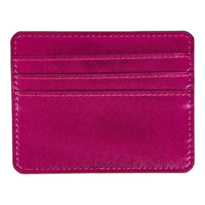 PORTE-CARTES IRISÉ - FUCHSIA - Image 1