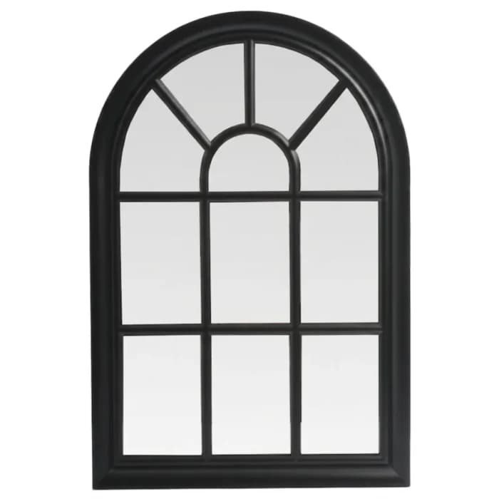 MIROIR FENÊTRE 57X39 CM - NOIR - Image 1