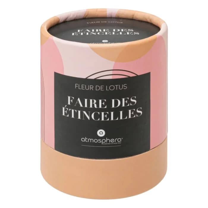BOUGIE PARFUMÉE FLEUR DE LOTUS EN VERRE 200 G - Image 1