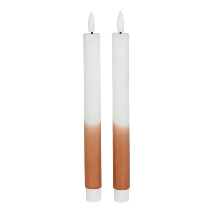 LOT DE 2 BOUGIES CHANDELLES - Image 1