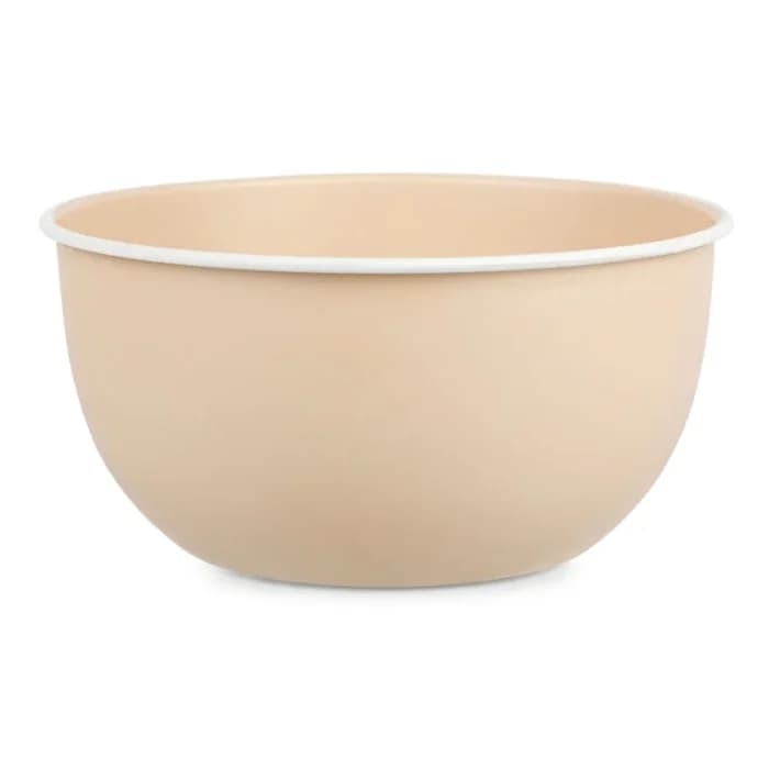 SALADIER 19,5 CM EN MÉTAL - BEIGE - Image 1