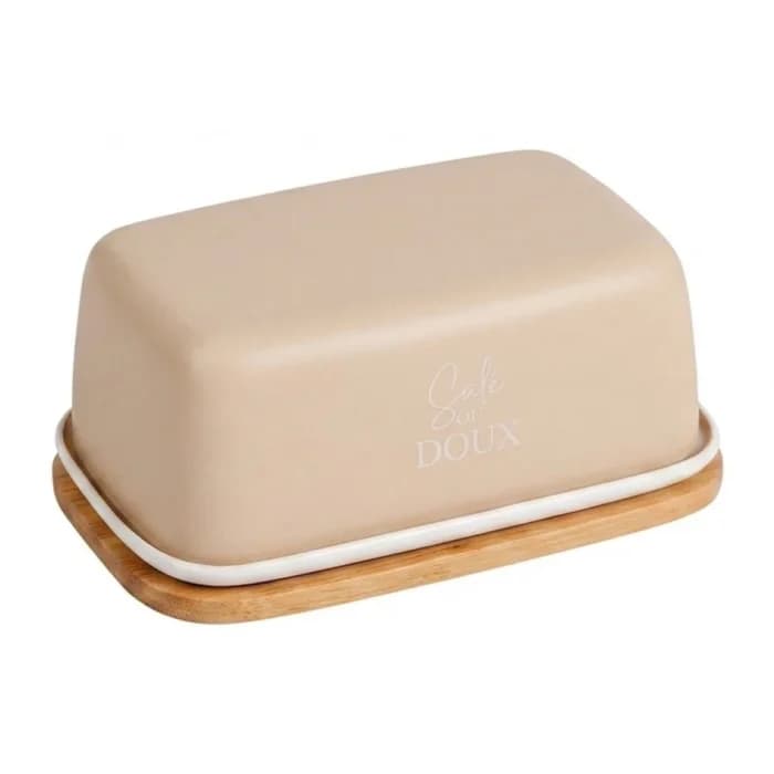 BEURRIER AVEC COUVERCLE - BEIGE - Image 1