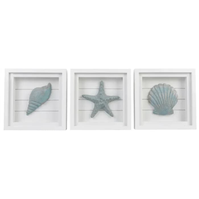 CADRE PHOTO CARRÉ MOTIF MER - Image 1