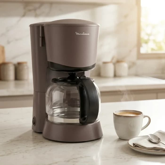 CAFETIÈRE FILTRE 15 TASSES 870 W - TAUPE - MOULINEX - Image 1