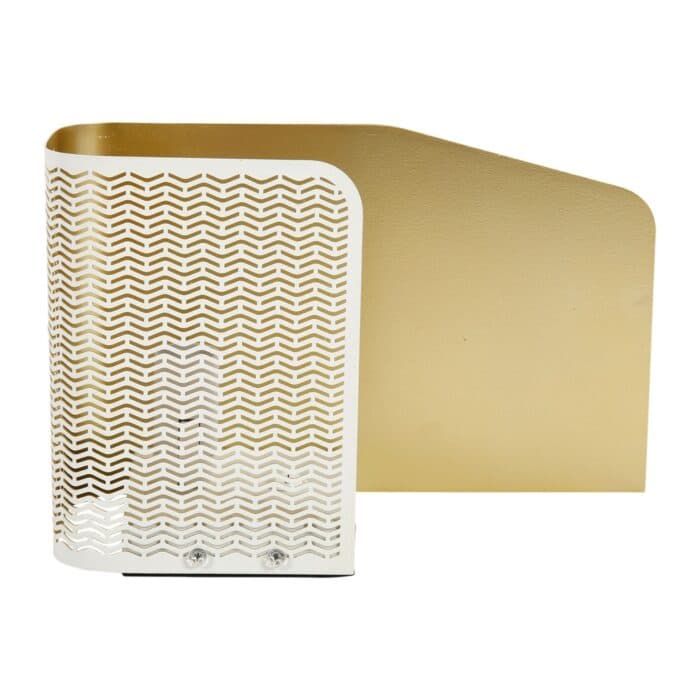 LAMPE À POSER ALADIN - BLANC ET DORÉ - Image 2