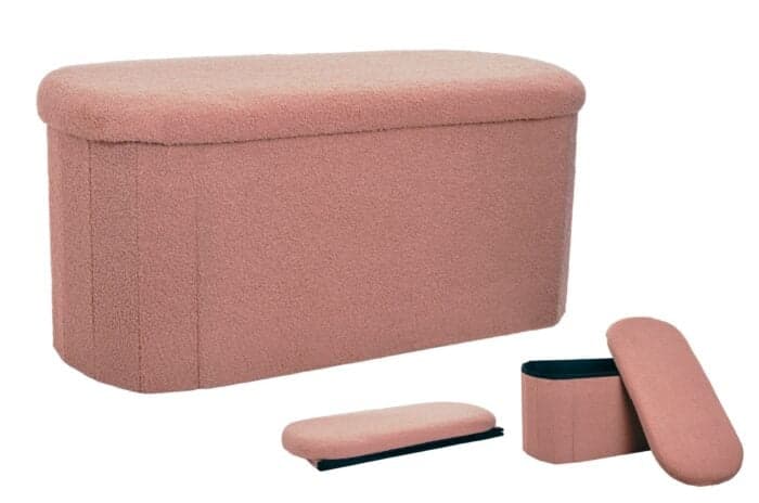 POUF PLIABLE OVALE 82X40X38 CM - Image 2
