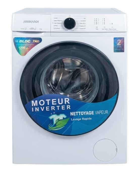 LAVE LINGE 7KG SHARCOOL - BLANC - Image 2