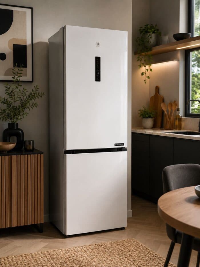 RÉFRIGÉRATEUR COMBINÉ VITRÉ 336 L BLANC - ICESTREAM - Image 2