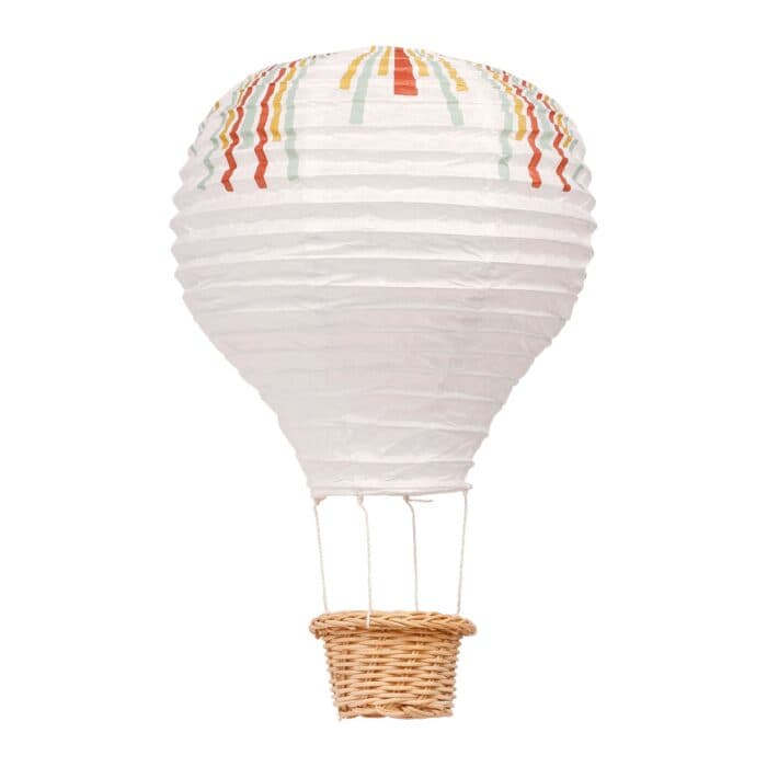 SUSPENSION DÉCORATIVE MONTGOLFIÈRE NON ÉLECTRIQUE EN PAPIER - Image 2