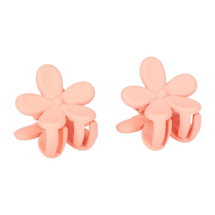 LOT DE 2 PINCES À CHEVEUX FLEUR - ROSE - Image 2