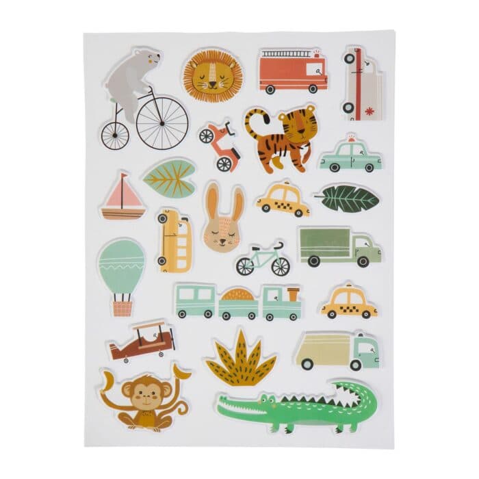 STICKERS MURAUX ANIMAUX ET VOITURES - Image 2
