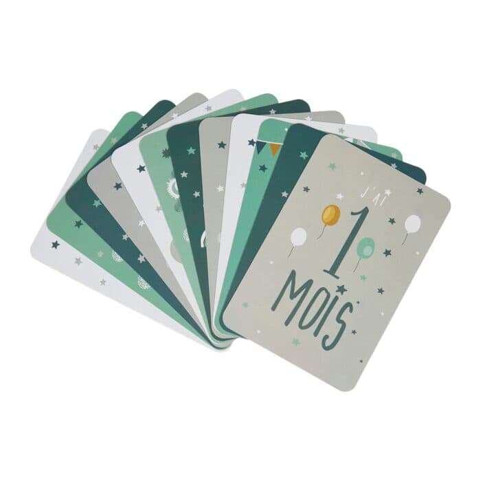 CARTES ÉTAPES DU MOIS BÉBÉ - Image 2