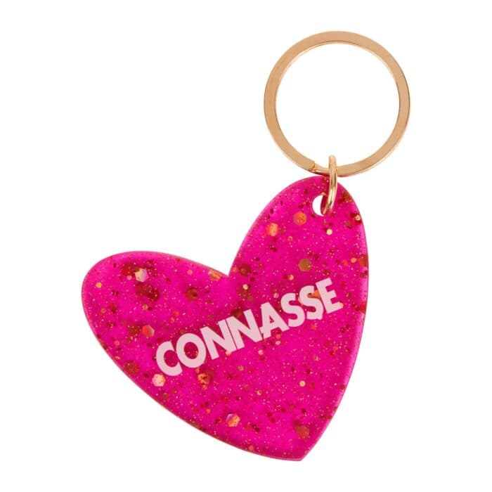 PORTE-CLÉS COEUR MESSAGE CONNASSE - Image 2