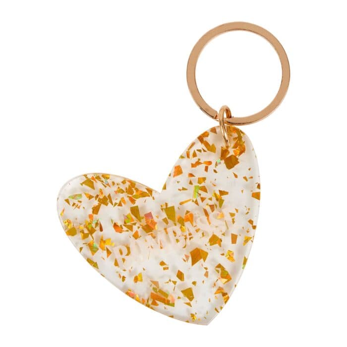 PORTE-CLÉS COEUR MESSAGE BOMBASSE - Image 2