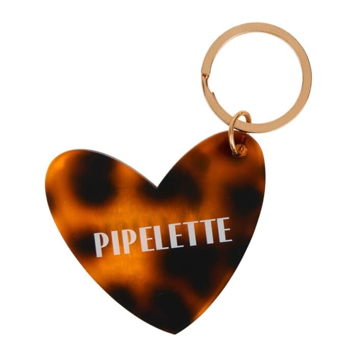 PORTE-CLÉS COEUR MESSAGE PIPELETTE - Image 2