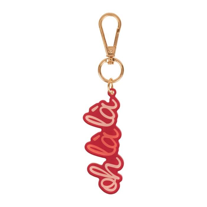 PORTE-CLÉS MESSAGE OHLALA - ROUGE - Image 2
