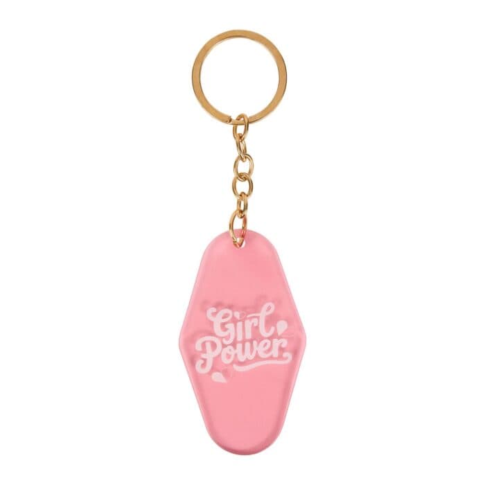 PORTE-CLÉS MESSAGE GIRL POWER - Image 2