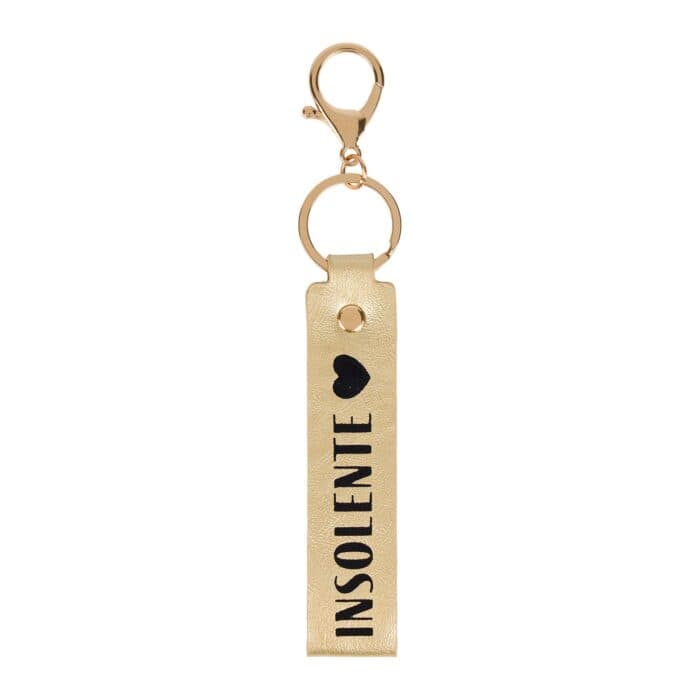 PORTE-CLÉS À SANGLE IRISÉE - DORÉ - Image 2