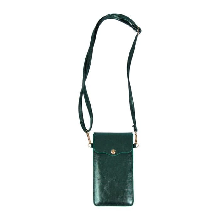 POCHETTE TÉLÉPHONE AVEC SANGLE IRISÉE - VERT - Image 2