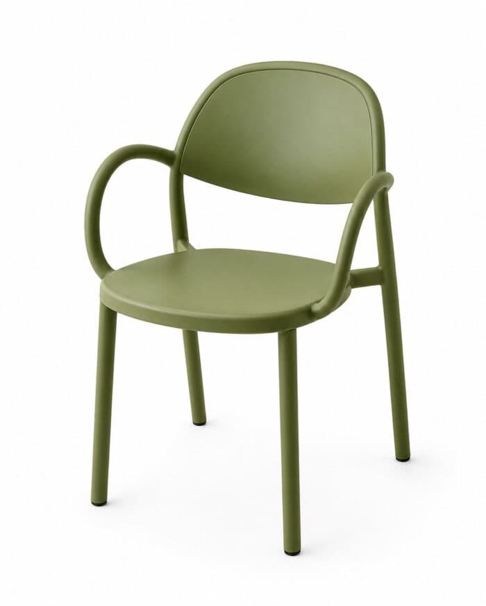 CHAISE PLASTIQUE - VERT - Image 2