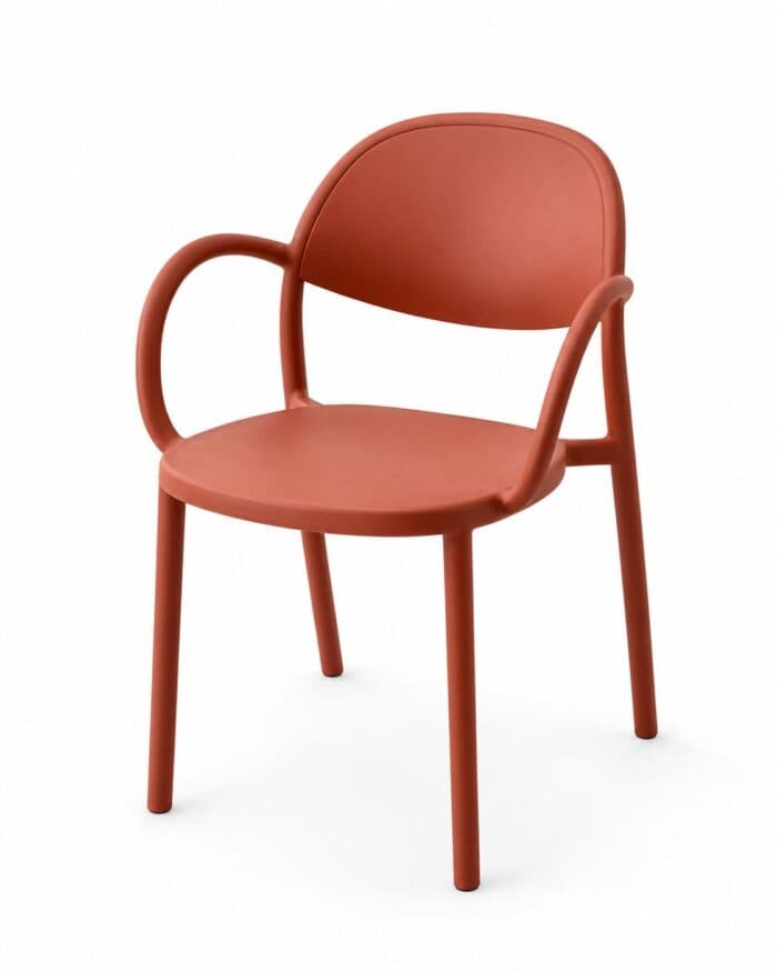 CHAISE PLASTIQUE - ROUGE - Image 2