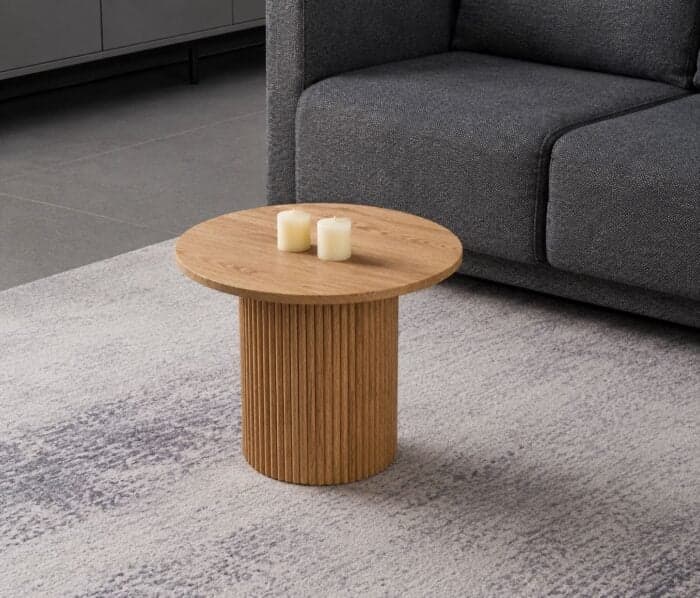 TABLE BASSE EN MDF - CHÊNE - Image 2
