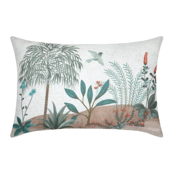 COUSSIN 40X60 CM EN POLYESTER ET LIN - MULTICOLORE - Image 2