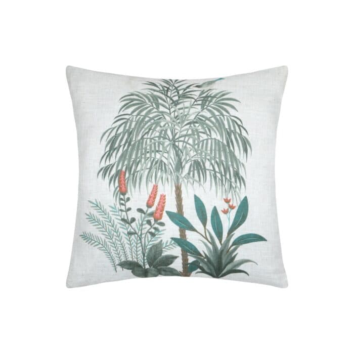 COUSSIN 50X50 CM EN POLYESTER ET LIN - MULTICOLORE - Image 2