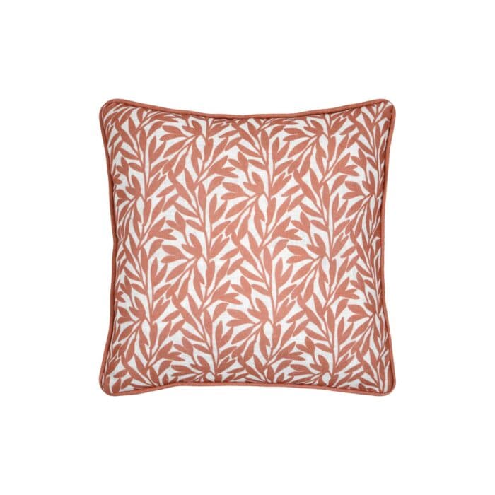 COUSSIN 40X40 CM EN POLYESTER ET LIN - MARSALA - Image 2