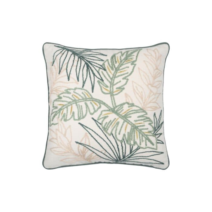 COUSSIN 40X40 CM EN COTON - SAUGE - Image 2