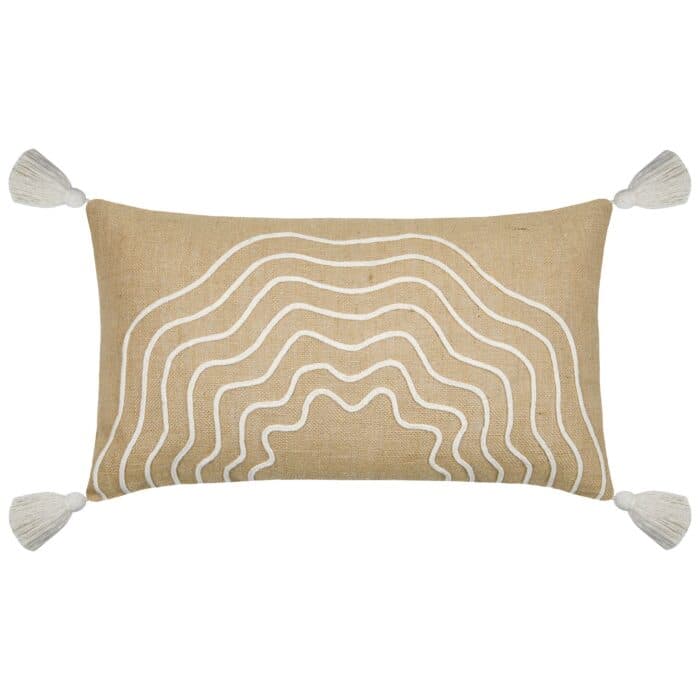 COUSSIN 35X60 CM EN JUTE - ÉCRU - Image 2