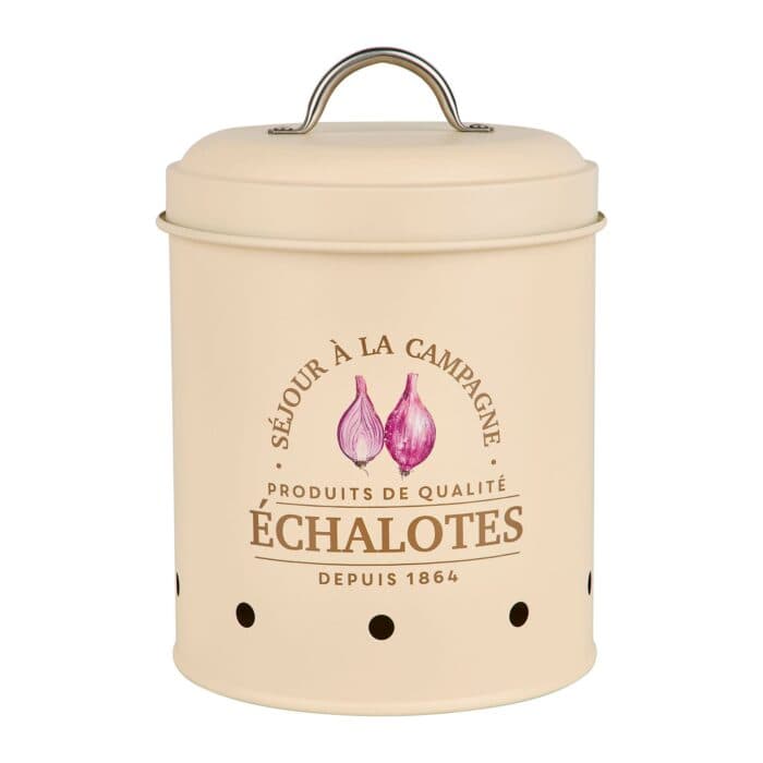 BOÎTE À ÉCHALOTES EN FER - BEIGE - Image 2