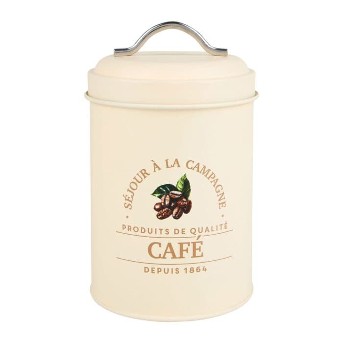 BOÎTE À CAFÉ 1,2 L EN FER - BEIGE - Image 2