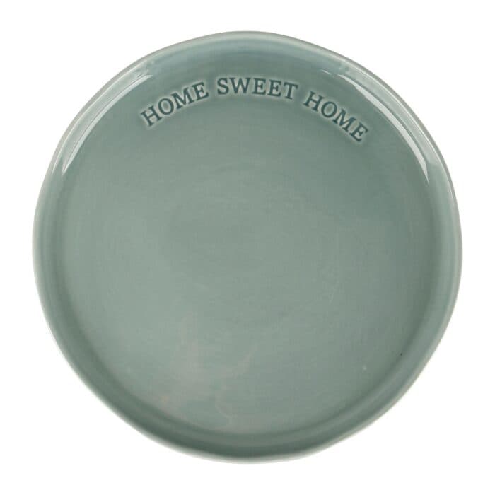 ASSIETTE DESSERT 20,2 CM EN GRÈS - MOTIF OEILLET - Image 2