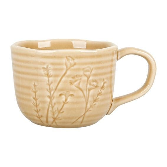 MUG 40 CL EN GRÈS - MOTIF FLORAL - Image 2
