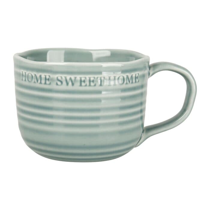 MUG 40 CL EN GRÈS - MOTIF FLORAL - Image 2