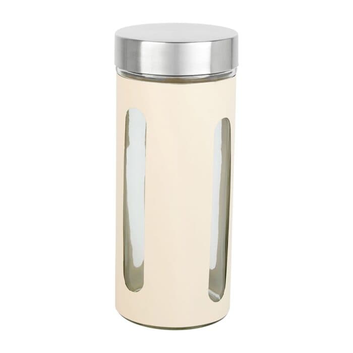 BOCAL AVEC COUVERCLE 0,8 L - BEIGE - Image 2